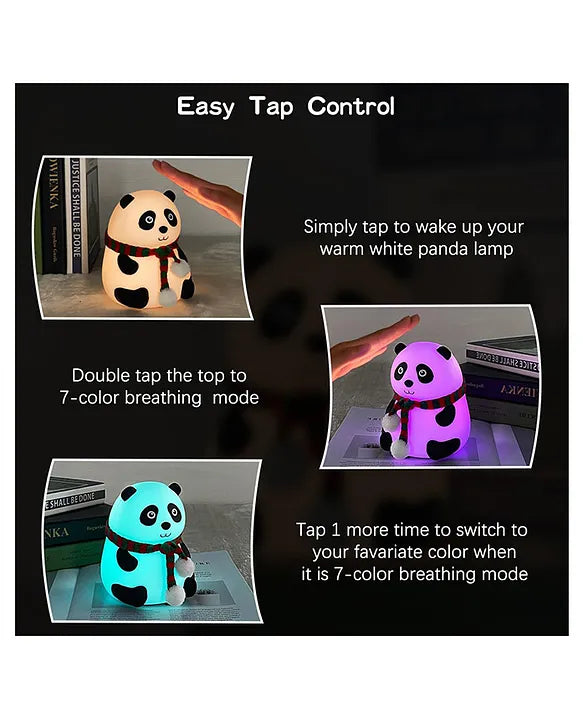 Silicon Touch Panda Lamp